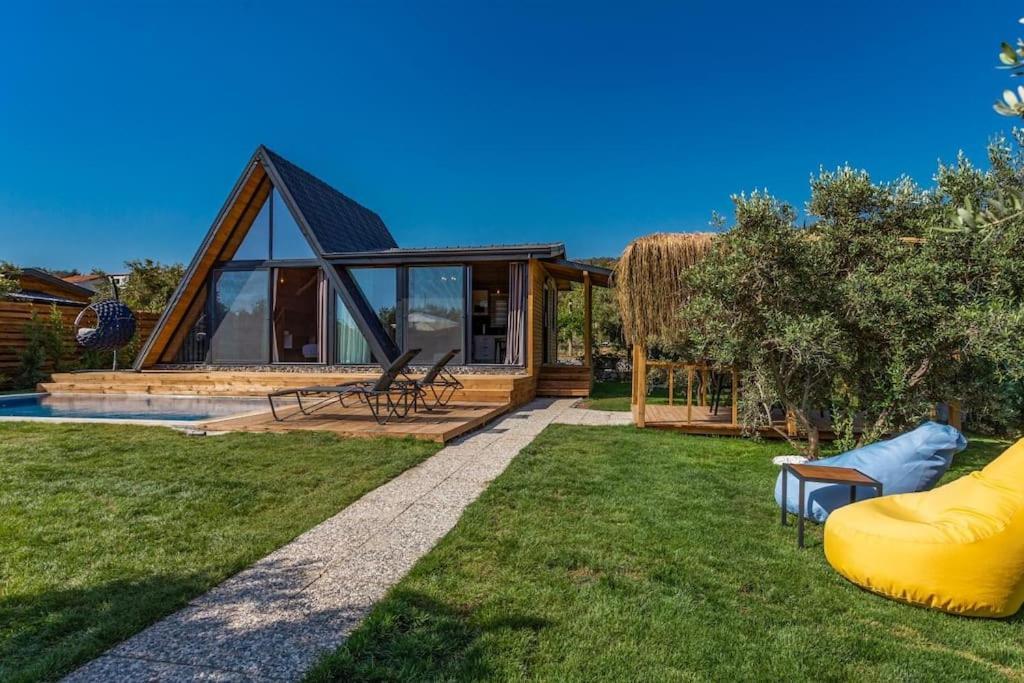 Villa Zeytin Havuzlu Jakuzili เฟทิเย ภายนอก รูปภาพ